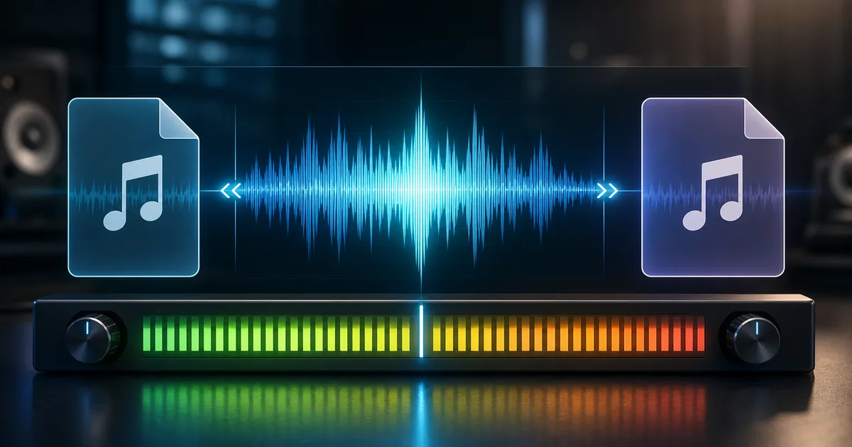 音量をそろえる方法｜100基準スコアでMP3・WAVの音量差を調整する