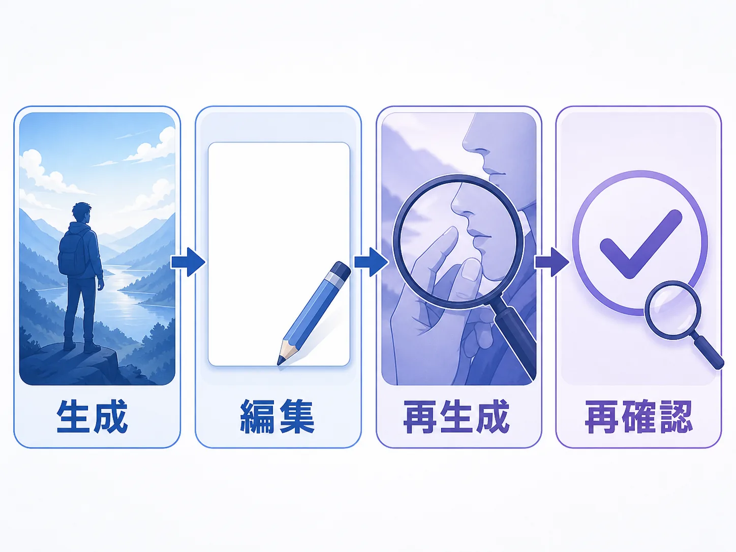 AI画像の破綻を生成・編集・再生成に切り分ける判断フロー